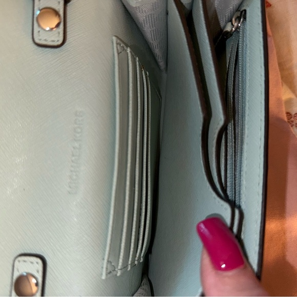 Michael Kors Pastel Blue Crossbody Bag - Picture 9 of 9